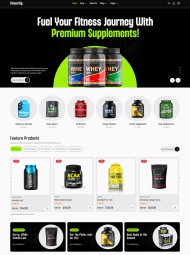 html5维生素保健品在线商城网站模板