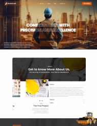 建筑服务公司宣传网站css模板